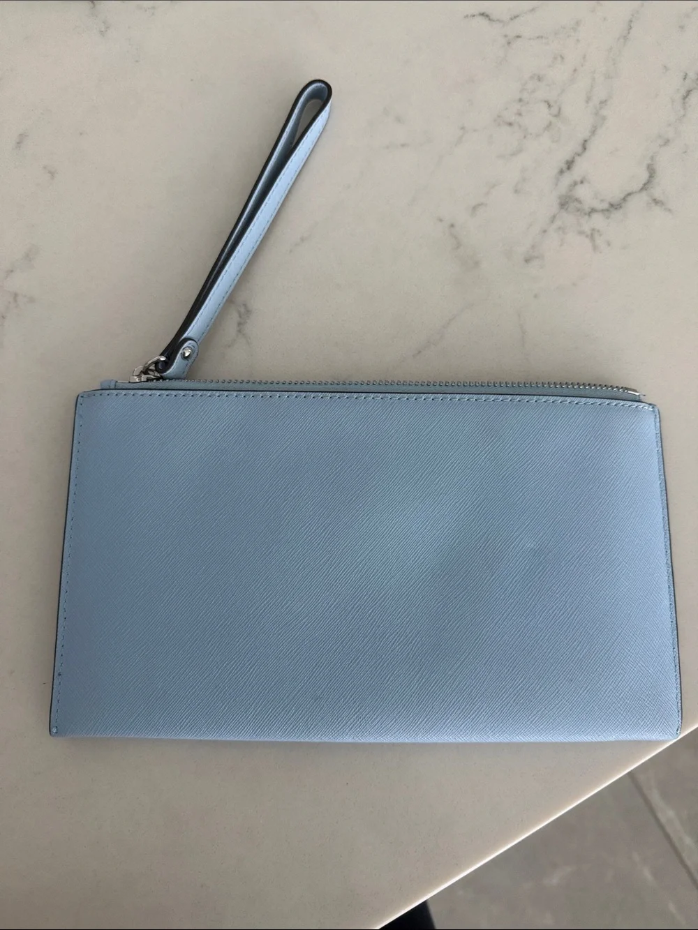 Michael Kors Light Blue Wristlet Clutch